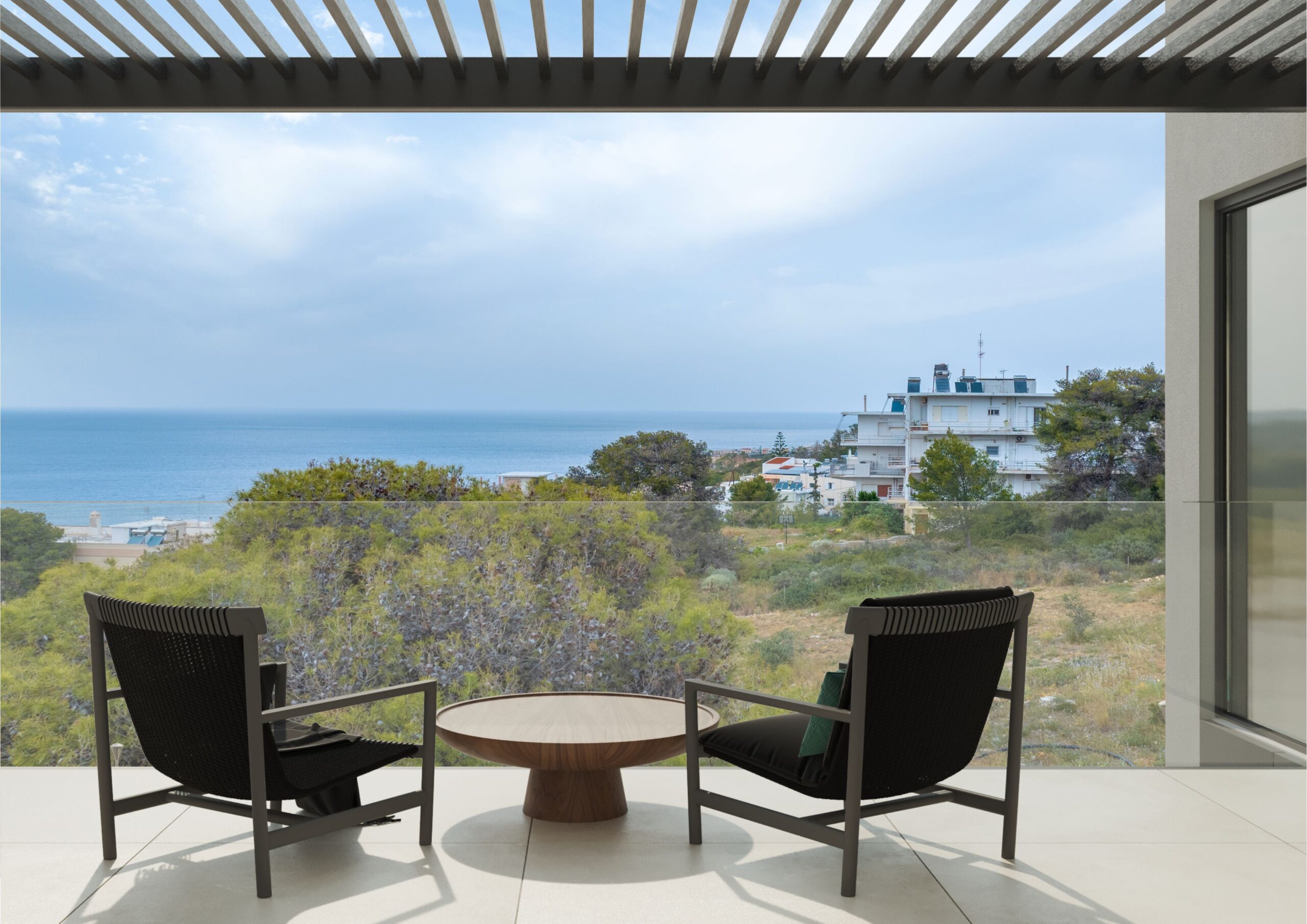 A Modern Maisonette with a View of the City of Chania