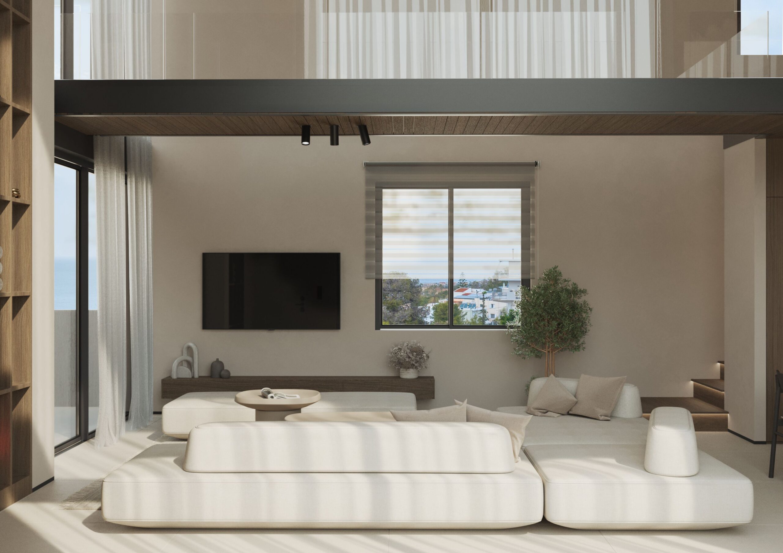 A Modern Maisonette with a View of the City of Chania